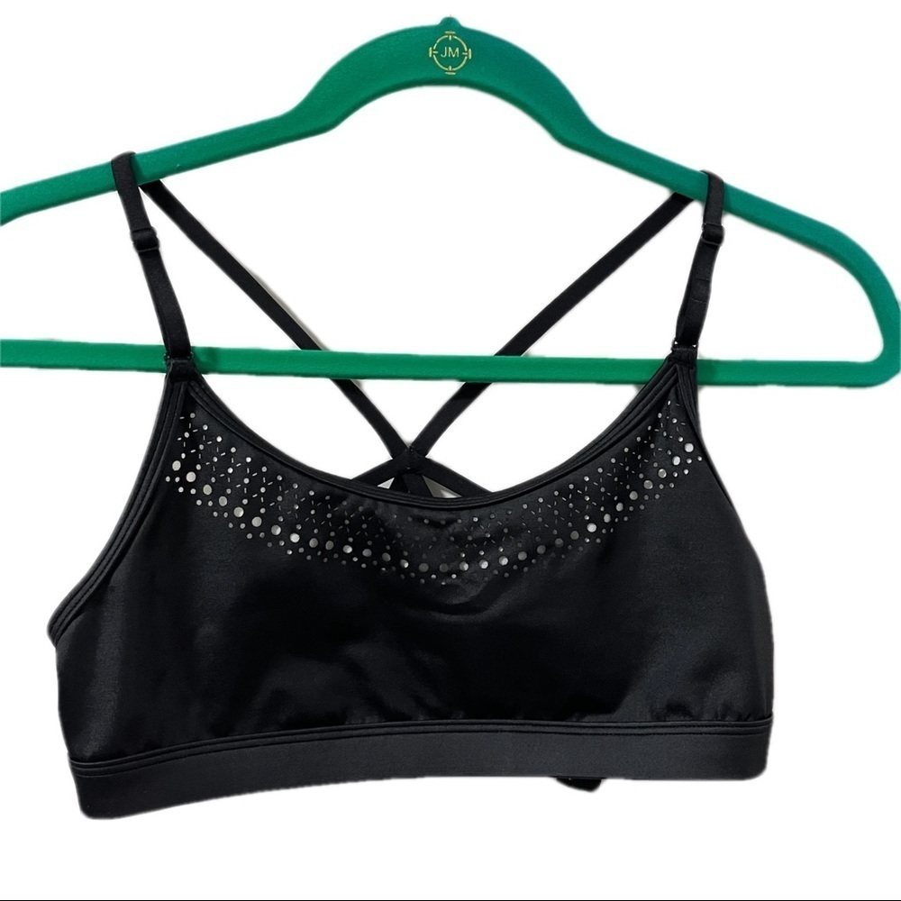 Victoria Sport Athletic Bra Small Petite Black